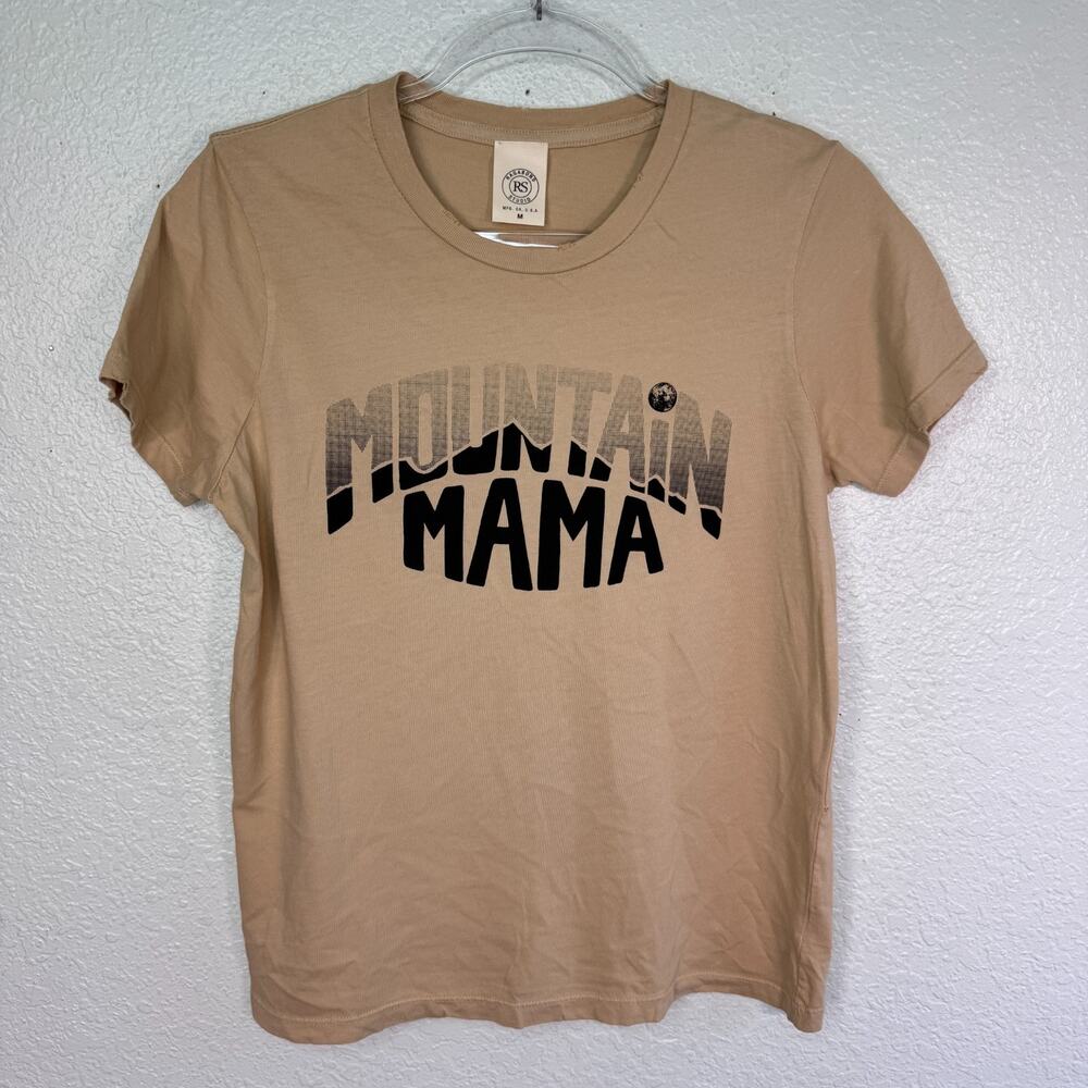 Ragabond Studio Free People Shirt Womens Medium Mountain Mama Tee USA Classic